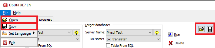 Image Save Configuration